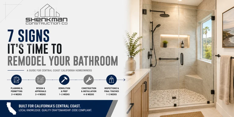 signs you need bathroom remodel Santa Maria