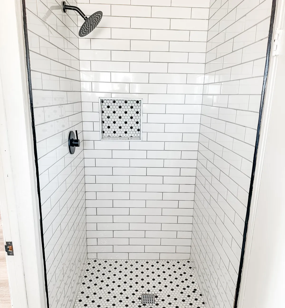 Custom Built Tile Shower