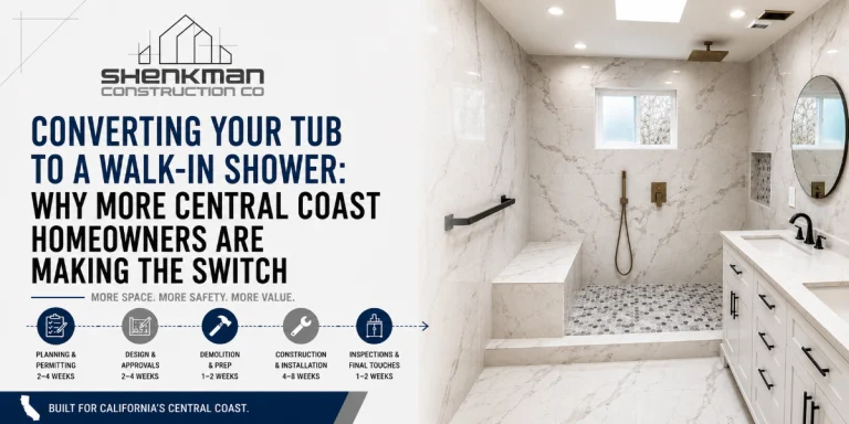 Tub to Walk-In Shower Conversions in Arroyo Grande